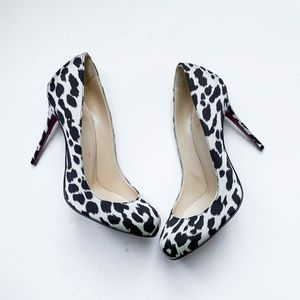 Louboutin Fifi Satin Leopard